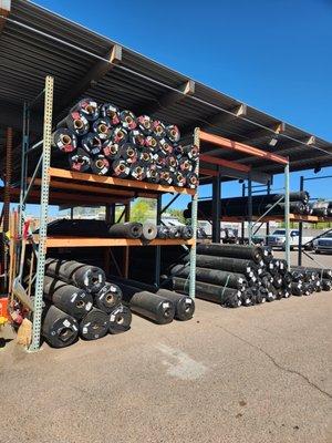 FILTER FABRICS STOCKED AND READY FOR YOUR GEOTEXTILE PROJECTS.