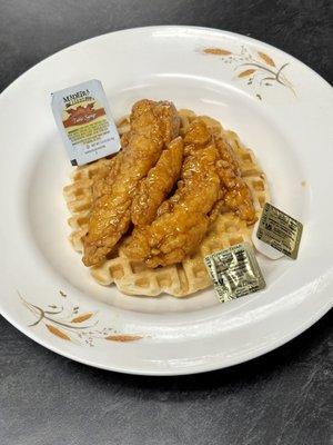 Hot Chicken and Waffle
