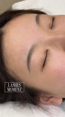 Natural beauty powder eyebrow