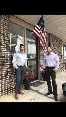 Cody and Jeremy at L&P Insurance