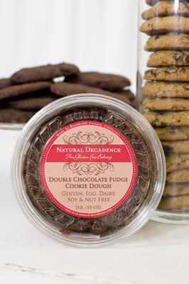 Double chocolate fudge cookie dough (1 lb container)