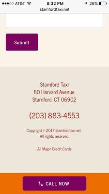 Here is a picture of their website clearly stating their credit card acceptance policy. JERKS!  Don't use them!