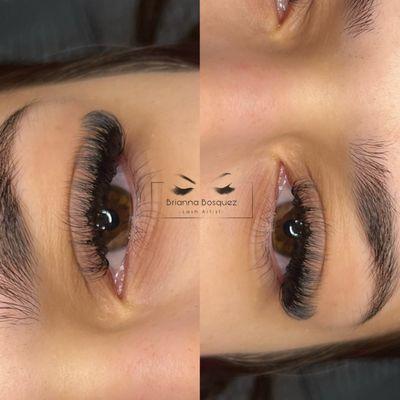 Volume eyelash extensions