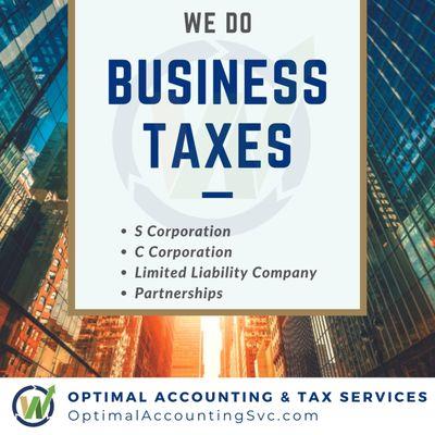 Optimal Accounting & Tax Services