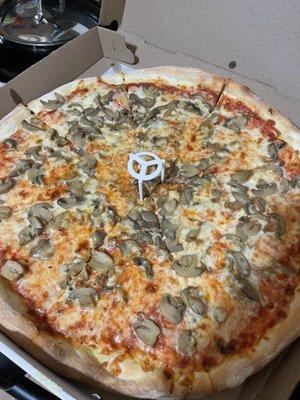 8. Mushrooms Pizza