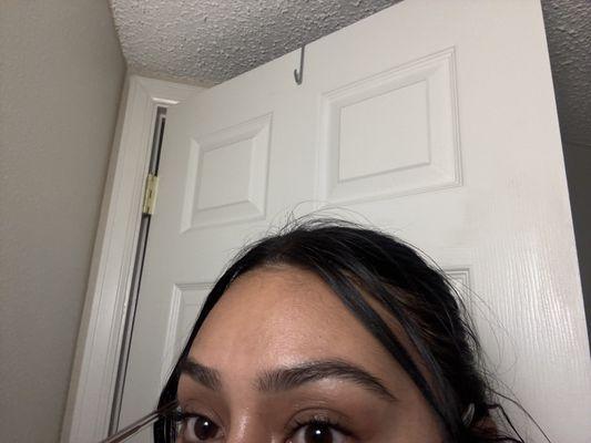 This was the after my eyebrows got done. Love!