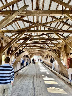 you can drive your car thru this bridge