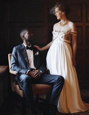 Verena spent the past two class sessions sewing her own wedding dress from scratch! This was a hard won labor of love, folks.