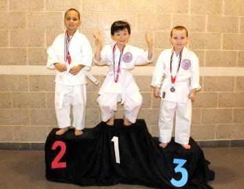 Rayan, Best Karate student, wins gold at the NC AAU Karate state championship