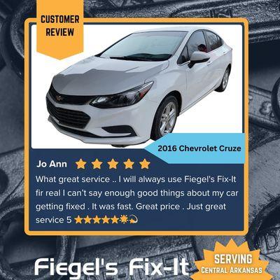 Fiegel's Fix-It 5 Star Review
