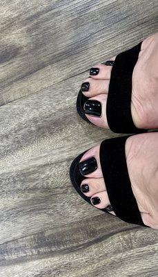 Nails and pedicure by Kevin and Tina. Thank youuuu