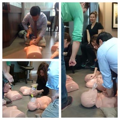 CPR certification class