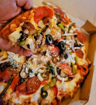 King Arthur's Supreme....loaded slice