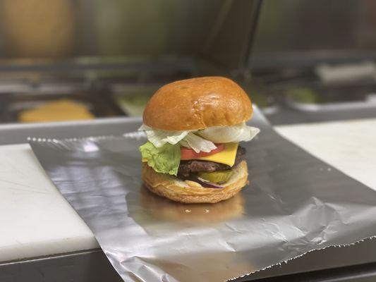 Zabiha Burger & Fries