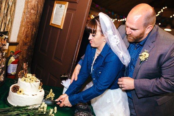 Serious cake time. ha! Photo by Agnes Art & Photo