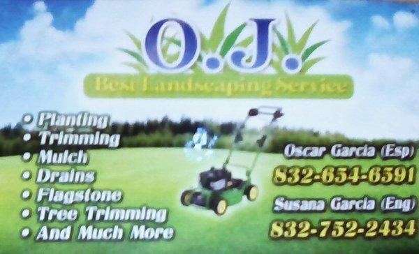 O J Best Landscaping Service