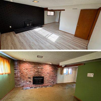 Basement modern upgrade