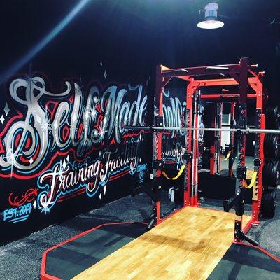 All athletes are trained at the Self Made Training Facility in Oceanside, CA. Beautiful!