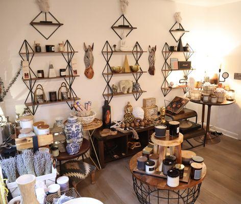 Downstairs showroom now open! More great candles and décor.