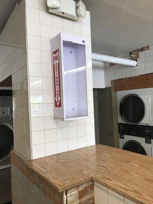 No fire extinguisher