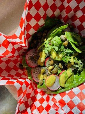 Smoked salmon sandwich