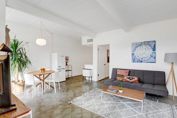 Open concept living / dining room in Unit 4