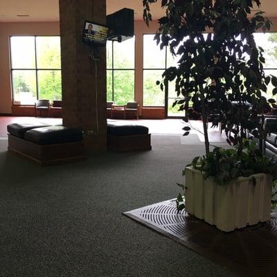 Huge and spacious waiting area.