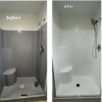 Fiberglass unit resurfacing