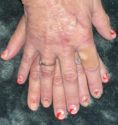 Builder Gel with Nail art