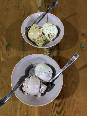 Different flavors of the month.