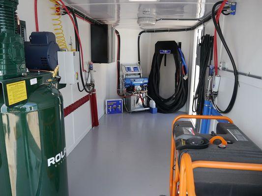 Custom Mobile Spray Rig by Spray Poly Parts