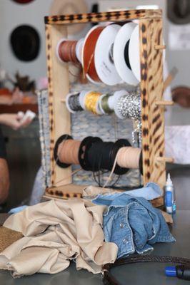 Nashville's biggest selection of different customization options to add to your hat.