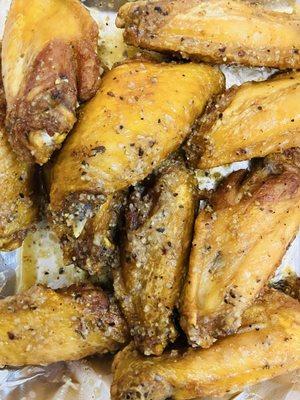 Lemon pepper wings (flats)