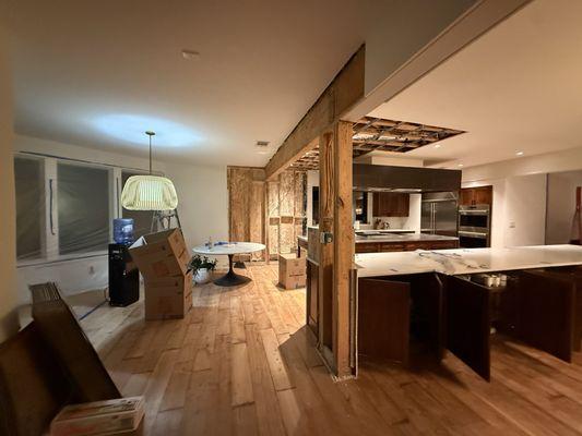 Kitchen area remodel