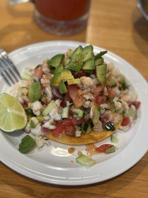 Ceviche de camarón
