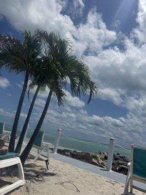 Beach at continental inn