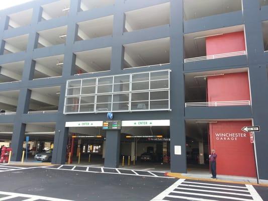 Right next to the Winchester Garage with plenty of parking!