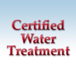 Certified Water Treatment