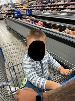 My sons hair