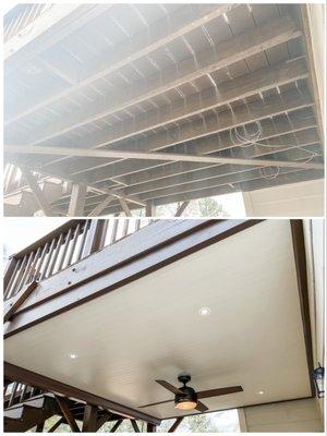 Before and After of my actual install.