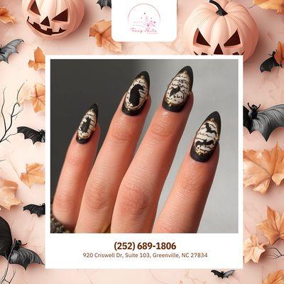 Weekend plans: Halloween nails with your besties! Bring your friends for a fun nail date. We love group appointments - call to schedul