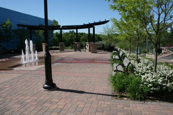 Splash pad! Summer play hotspot!