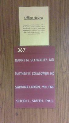 Another office visit :-(