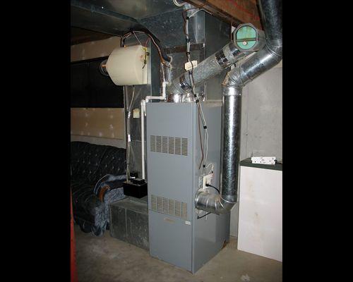 Heating and cooling units for homes