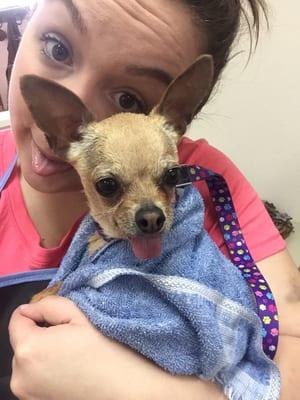 Pippy and I being goofs