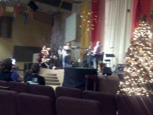 We donated 2800 cans of corn & beans for Thanksgiving