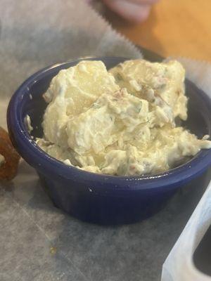 Potato salad. Just right serving