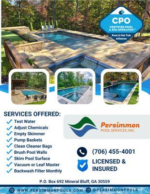 Persimmon Pool Services