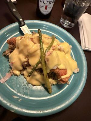 Chicken Oscar, very tasty