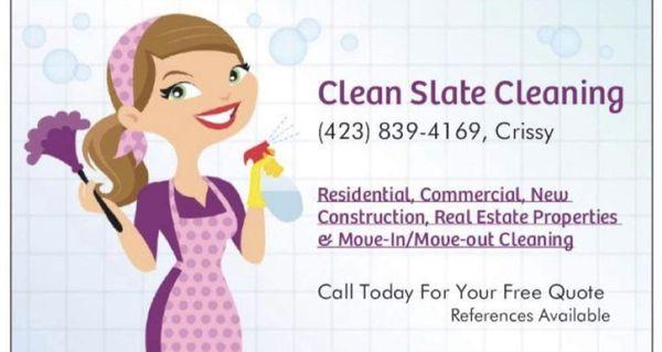 Clean Slate Cleaning